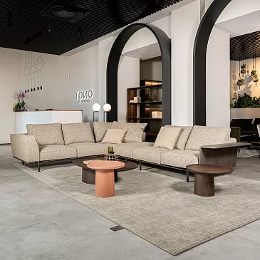 Фото Журнальный столик Louisa LTV1 Red cemento от Molteni & C