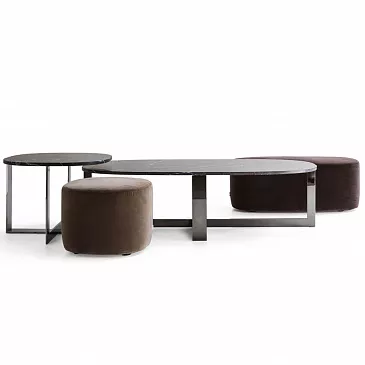 Фото Журнальный столик Domino Next Carrara/Calacatta White от Molteni & C