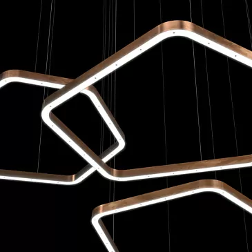 Фото Люстра Ring Horizontal Polygonal от Henge