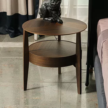 Фото Прикроватный столик с ящиком When Eucalyptus / Oak Black от Molteni & C