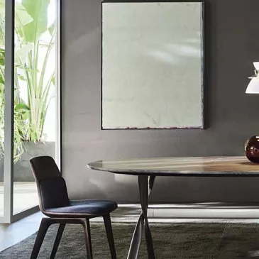Фото Стол Gatwick Oval Orient Grey marble от Molteni & C