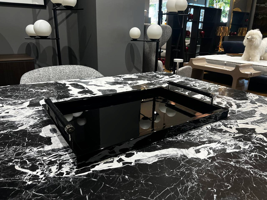 Фото Поднос  GioBagnara DIANA LACQUER LARGE RECTANGULAR TRAY