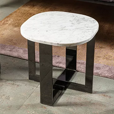 Фото Журнальный столик Domino Next Carrara/Calacatta White от Molteni & C