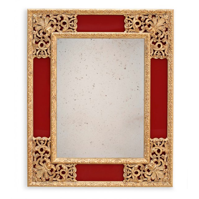 Фото Зеркало интерьерное Roberto Giovannini MIRROR FRAME WITH COLORED SIDE GLASSES