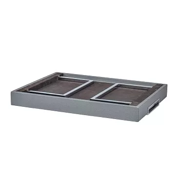 Фото Поднос на ножках Vic Light Grey 46 от Giobagnara