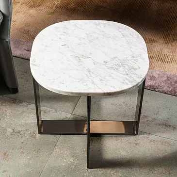 Фото Журнальный столик Domino Next Carrara/Calacatta White от Molteni & C