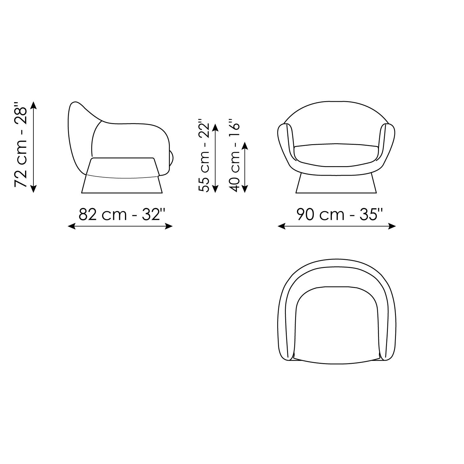 Фото Кресло Boolean от Bonaldo