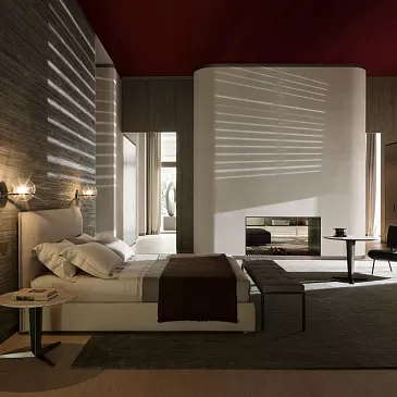 Фото Кровать в стиле минимализм Ribbon Safire от Molteni & C