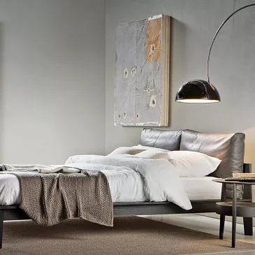 Фото Кровать с мягким изголовьем Wish от Molteni & C