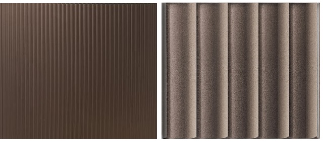 Фото Пенал настенный, левое открывание 40*18*120h стекло flutes bronzo B2/B6