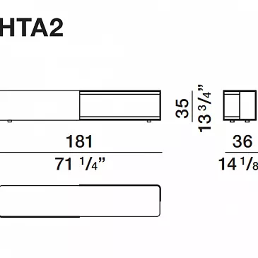 Фото Консоль Hubert HTA2 от Molteni & C