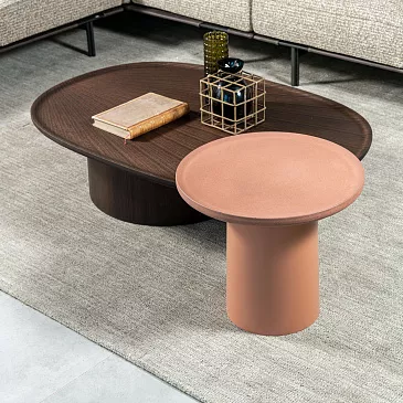 Фото Журнальный столик Louisa LTV1 Red cemento от Molteni & C